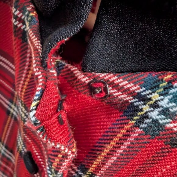 Red Tartan Plaid Dress, Orvis, Jessica Howard, size 12 - Picture 6 of 14